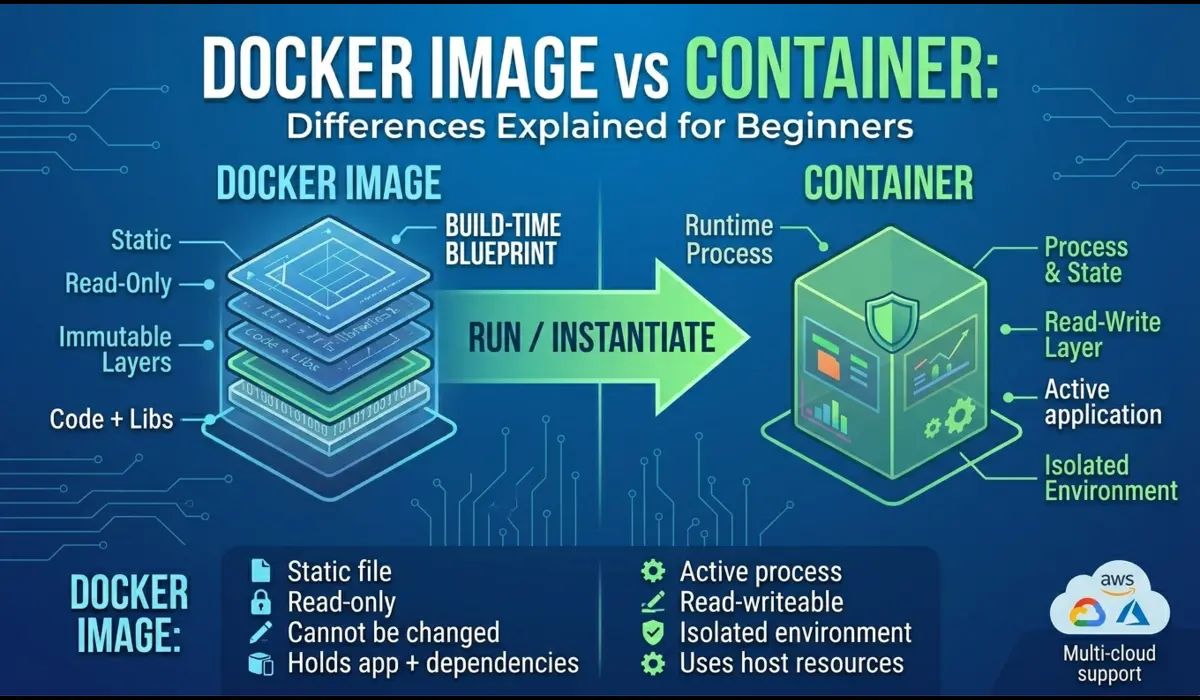 docker image vs container