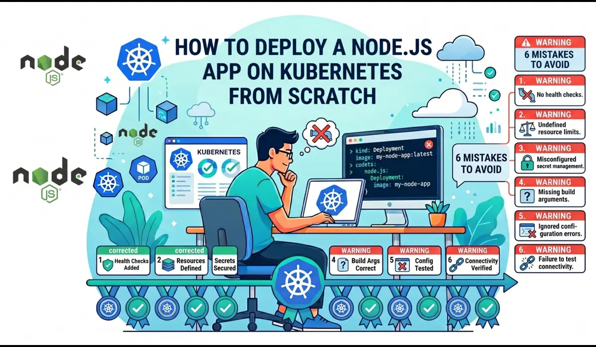 deploy nodejs app on kubernetes