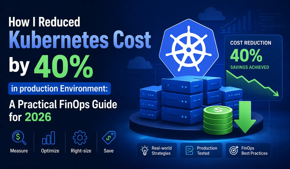 How I Reduced Kubernetes Cost by 40% in production Environment: A Practical FinOps Guide for 2026